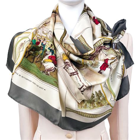 hermes hunting scarf|Hermes scarf pattern names.